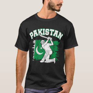 Camiseta Estrella de críquet de Pakistán vintage