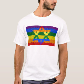 Camiseta Estrella de David - judío - orgullo gay