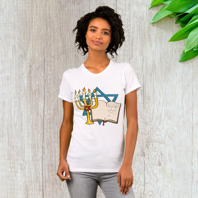 Camiseta Estrella de David Womens T-Shirt (Subido por el creador)