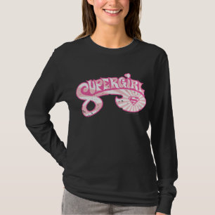 Camiseta Estrella de estrella del logotipo rosa de superchi