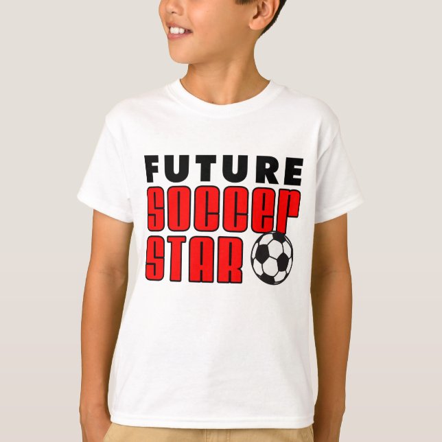 Camiseta Estrella de fútbol futura (Anverso)