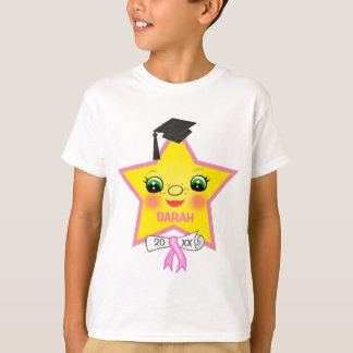 Camiseta Estrella de graduación del Personalizado chica T-S
