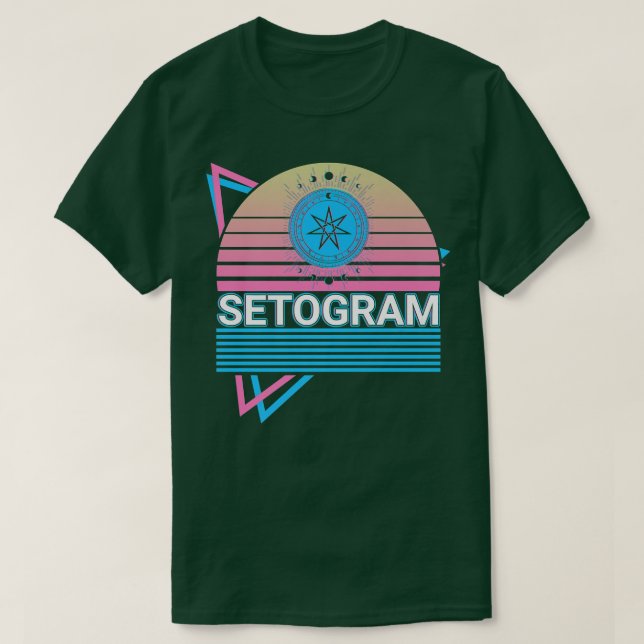 Camiseta Estrella de hadas Setogram Wicca Wicca Magick Witc (Diseño del anverso)