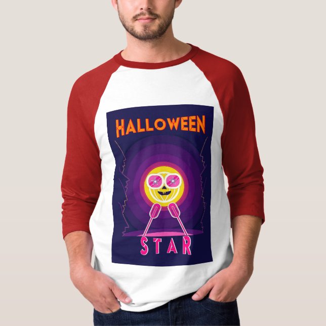 Camiseta Estrella de Halloween Goggles 31 Reino Unido Micró (Anverso)