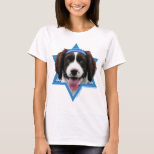 Camiseta Estrella de Jánuca de David - perro de aguas de