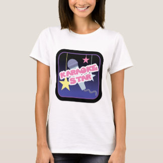 Camiseta estrella de karaoke