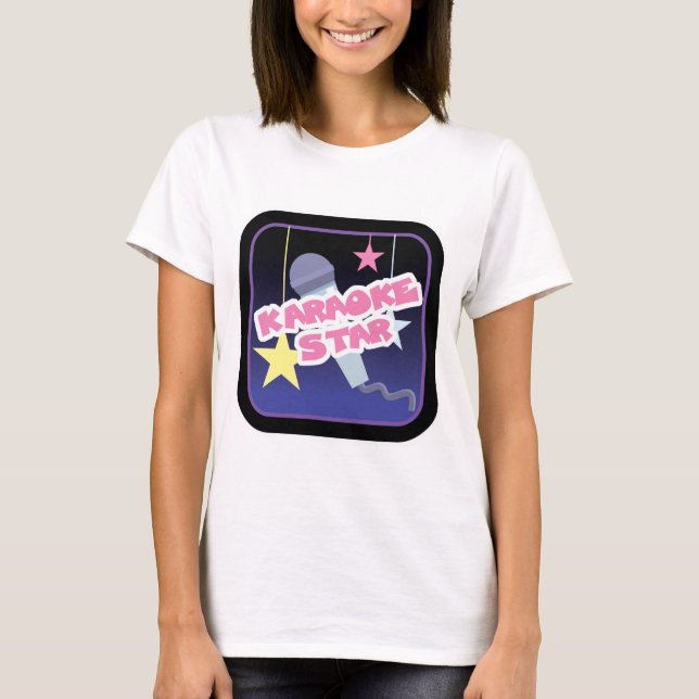 Camiseta estrella de karaoke (Anverso)