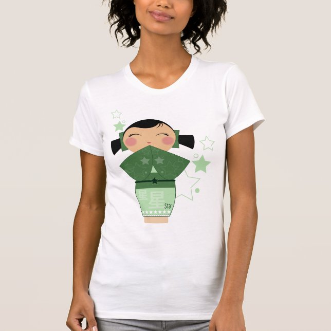 Camiseta Estrella de Kokeshi (Anverso)