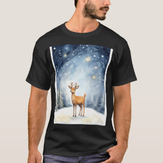 Camiseta Estrella de la alegría de los renos navidades