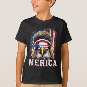 Camiseta Estrella De La Bandera Americana Merica Eagle Mull