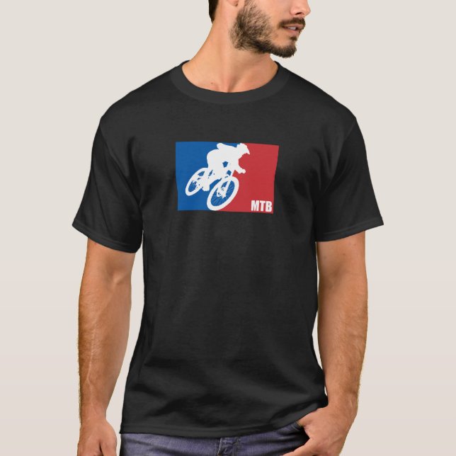 Camiseta Estrella de la bicicleta de montaña (Anverso)