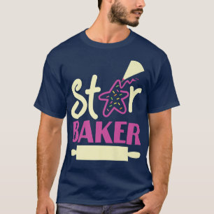 Camiseta Estrella de la cocina de Bake Baking Star Baker