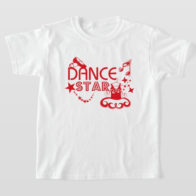 Camiseta Estrella de la danza chica Raglan (Distribución)