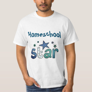 Camiseta Estrella de la escuela Denim Blue Home