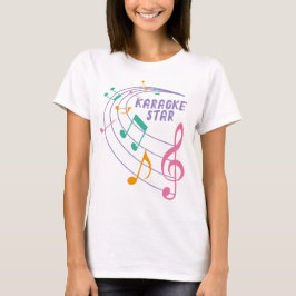 Camiseta Estrella de la Música de Karaoke personal