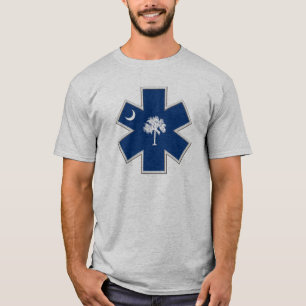 Camiseta Estrella de la Vida del EMS de Carolina del Sur