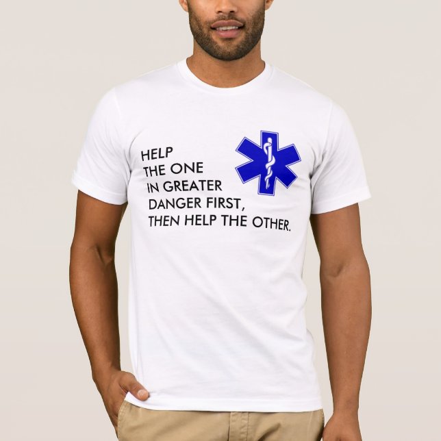 Camiseta Estrella de la vida - texto personalizado (Anverso)