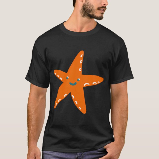 Camiseta Estrella de mar adorable (Anverso)