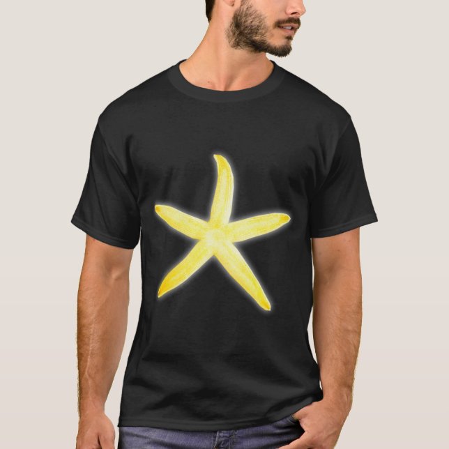Camiseta Estrella de mar amarilla (Anverso)