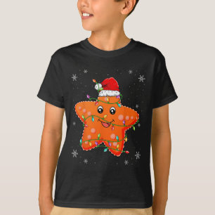 Camiseta Estrella de mar con sombrero de Santa Navidad - Es