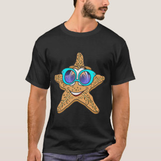 Camiseta Estrella de mar de dibujos animados
