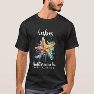 Camiseta Estrella de mar de Lesbos Arte griego Grecia Mar M