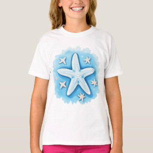 Camiseta Estrella de mar en azul