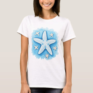 Camiseta Estrella de mar en azul