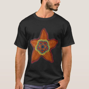 Camiseta estrella de mar naranja