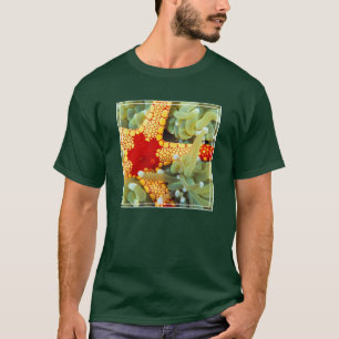 Camiseta Estrella de mar roja y amarilla