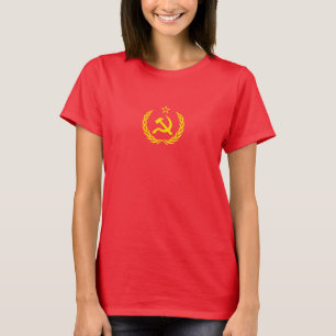 Camiseta Estrella de martillo y níquel CCCP Unión Soviética