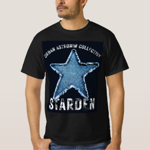 Camiseta Estrella de mezclilla parche Urbano Astronomia Col
