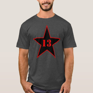 Camiseta Estrella de mi número de suerte - número 13 - v2 (