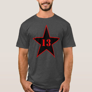 Camiseta Estrella de mi número de suerte - número 13 - v2 (