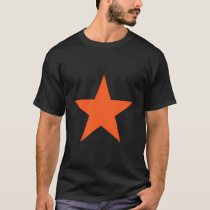 Camiseta Estrella De Naranja Rojo En Múltiples Colores