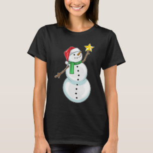Camiseta Estrella de Navidades Snowman