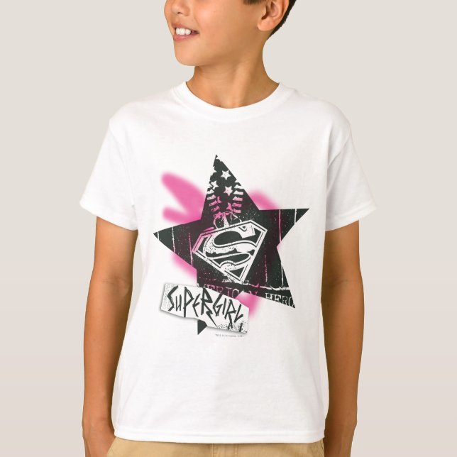 Camiseta Estrella de pintura rosa para rociadores superchic (Anverso)