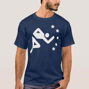 Camiseta Estrella de pista retra