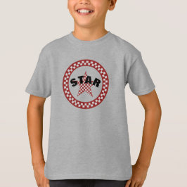 Camiseta Estrella de Plantas Rojas de Verano