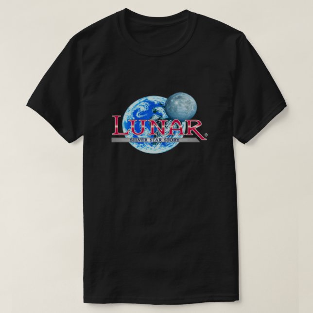 Camiseta Estrella de plata lunar clásica (Diseño del anverso)