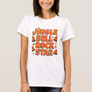 Camiseta Estrella de rock de campana jingle