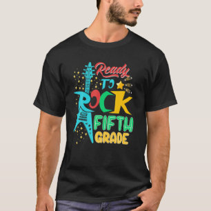 Camiseta Estrella De Rock De Quinto Grado Listo Para Rodar