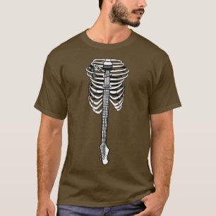 Camiseta Estrella de rock de rock de jaula guitarra eléctri