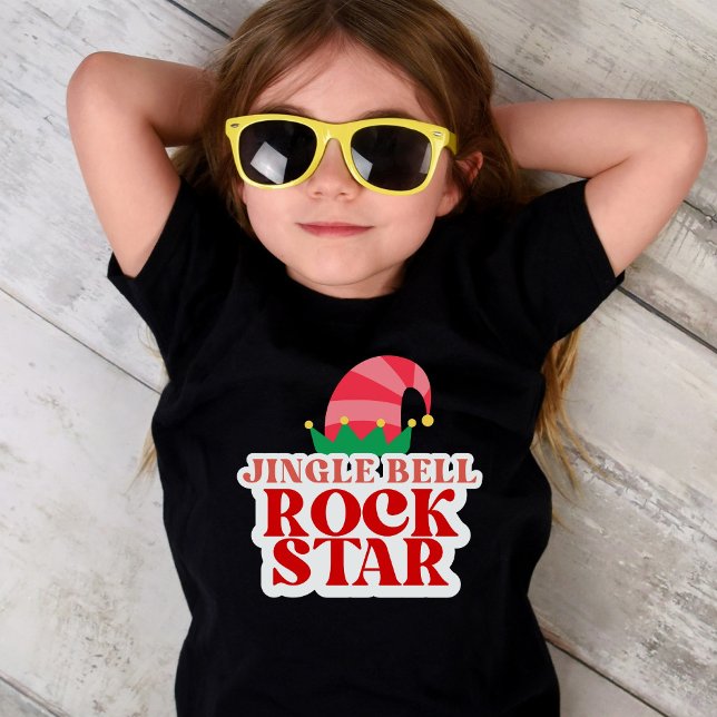 Camiseta Estrella de rock Jingle Bell, Chicas Navidades Jer (Subido por el creador)