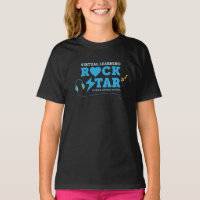 Camiseta Estrella de Rock Virtual Learning (Negro)
