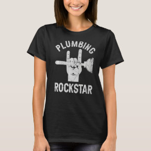 Camiseta Estrella de rockolas de plomo, plomero divertido, 