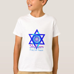 Camiseta Estrella de SHALOM de David_Pray para la paz de