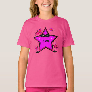 Camiseta Estrella de superhéroe infantil Chicas con camiset