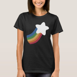 Camiseta Estrella de tiro arco iris