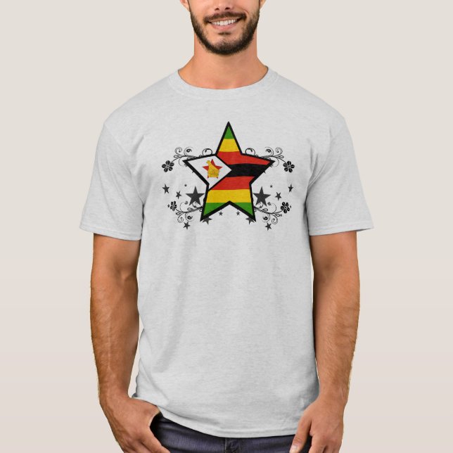 Camiseta Estrella de Zimbabwe (Anverso)